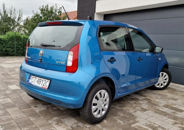 Skoda Citigo cena 32700 przebieg: 71020, rok produkcji 2017 z Urzędów małe 352